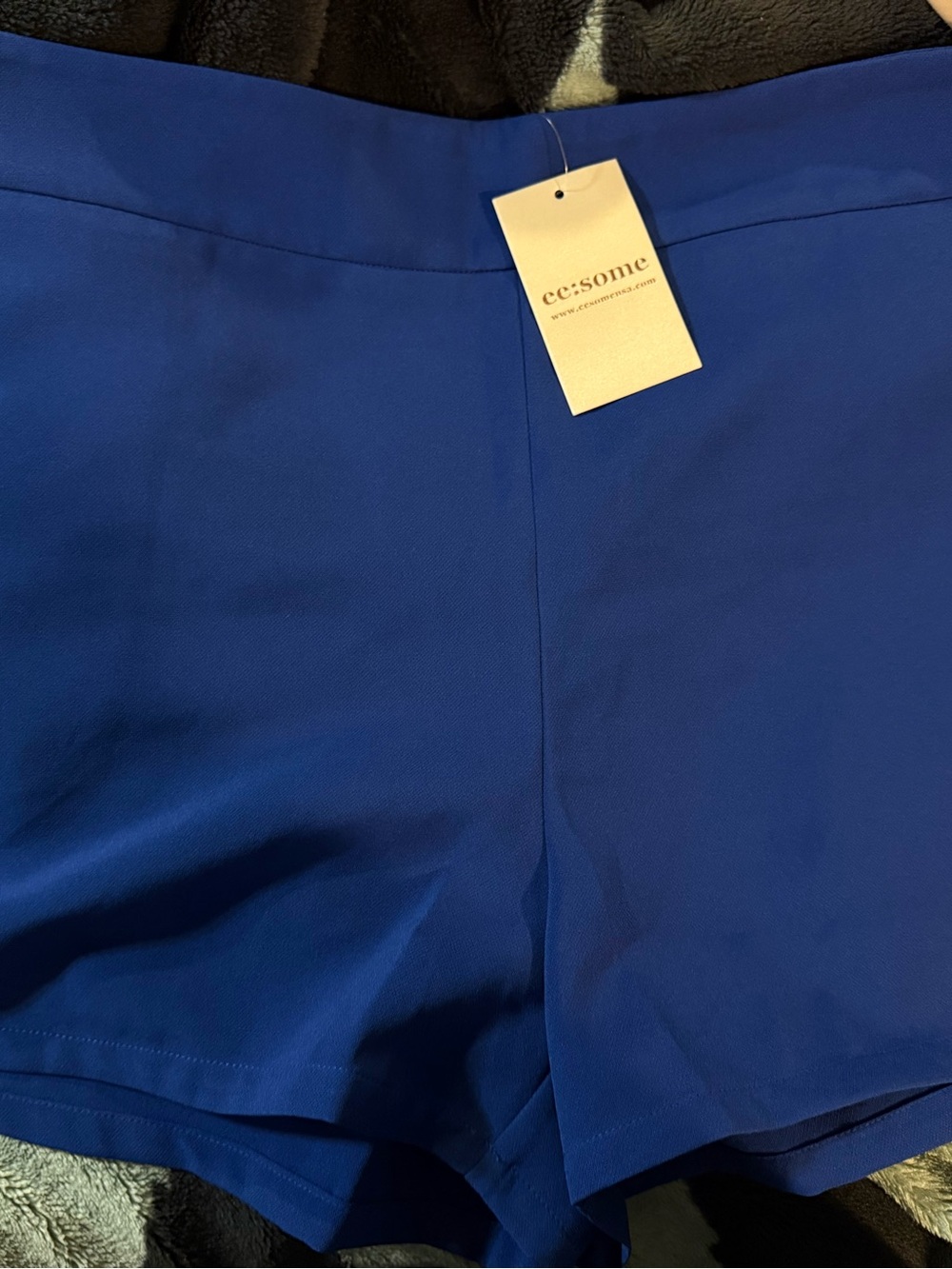 eesome Cobalt High-Waist Tailored Women's Shorts